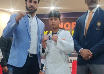 9-Year-Old Mohammad Hashim Bhat Wins Bronze at North West Karate Championship