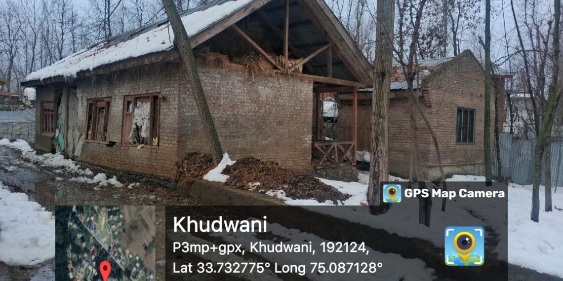 School building allegedly turned into cowshed in Kulgam village, raises concern
