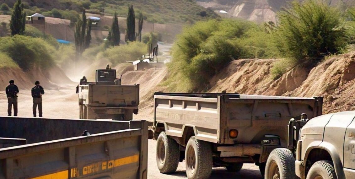 03 vehicles Seized for Illegal transportation of minerals in Pampore