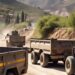03 vehicles Seized for Illegal transportation of minerals in Pampore