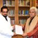 Mudasir Dar, Social Activist and President Awardee, Meets Lt. Governor; Advocates for Retention of NIT at Pulwama