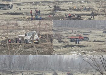 Illegal Mining Thrives in Nallah Sindh, Ganderbal: Locals and Environmentalists Raise Alarm Over Unchecked Extraction