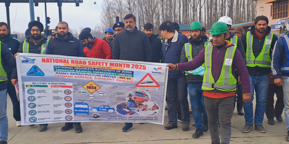 Road Safety Week Concludes in Awantipora, Kashmir with Emphasis on Safe Driving Practices