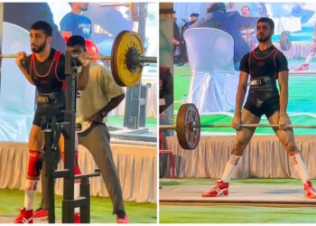 Kashmiri Athlete Shines at National Level: Secures 5th Position in Under-19 Powerlifting