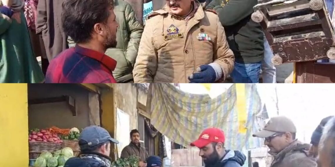 Ahead of Shab-e-Meraj: Authorities carry out market checking in Kulgam’s Qaimoh