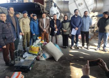 Ganderbal Police destroys huge quantity of seized contraband and psychotropic substances worth 15.85 lacs