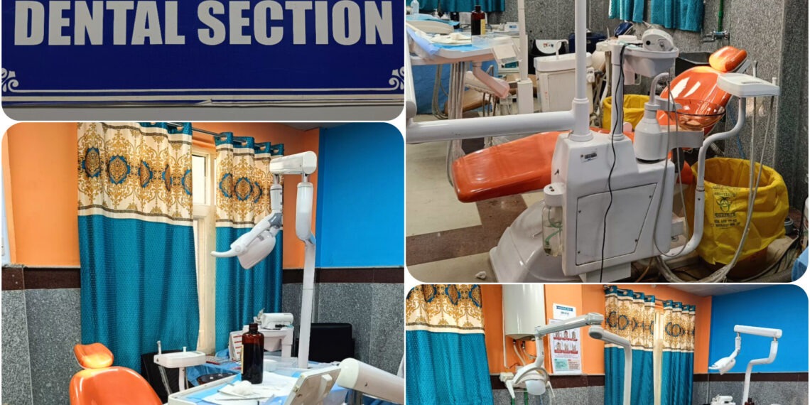 District Hospital Bandipora Makes History with 24×7 Dental Services