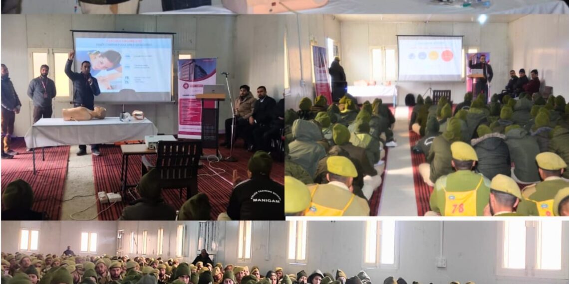 Ujala Cygnus Kashmir Conducts Workshop on Incident Management, Trauma Care, and BLS at Police Training School, Manigam