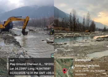 Geology and Mining Department Halts Work at Cherwan Kangan After Contractor Violates Norms