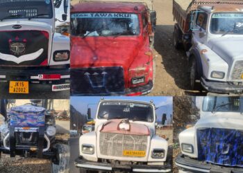 7 Vehicles Seized in Ganderbal for Illegal Mineral Extraction and Transportation: Police