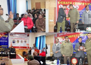 Range Police HQ Srinagar and CUK Tulmulla Join Hands for Debate on Drug Abuse under “Nasha Mukt Bharat Abhiyaan” 