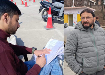 Two Caught Appearing as Proxy Candidates During Driving Test in Ganderbal, Licenses Cancelled