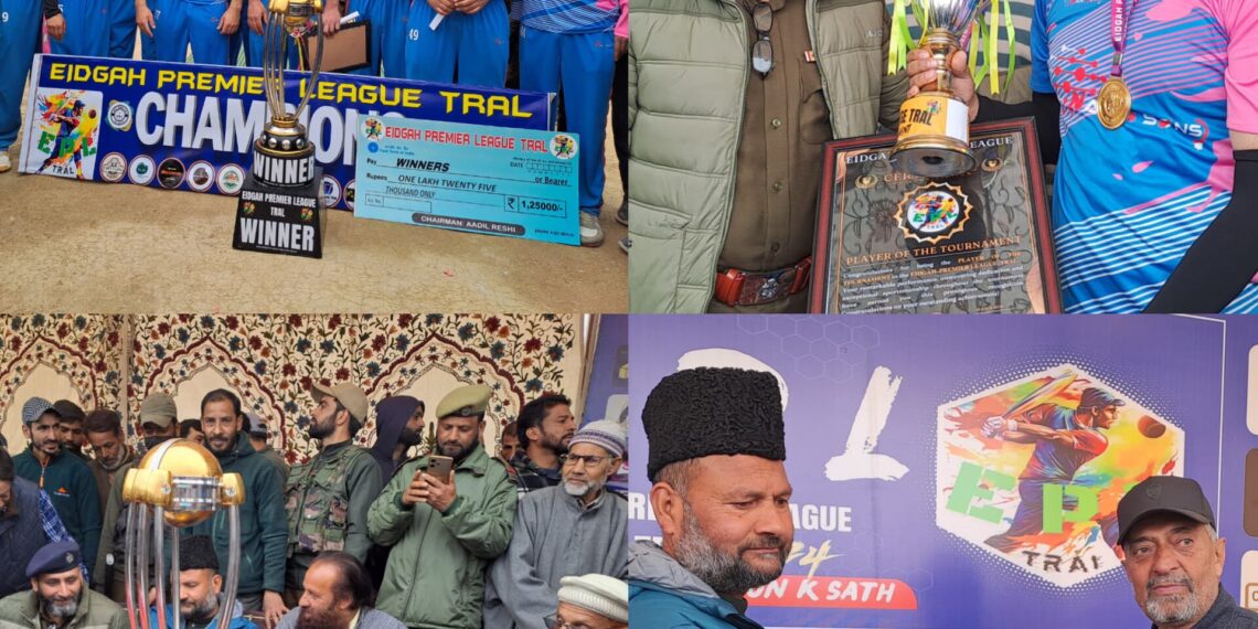 Eidgha Premier League Concluded, Naik & Sons Team Lifts The Trophy