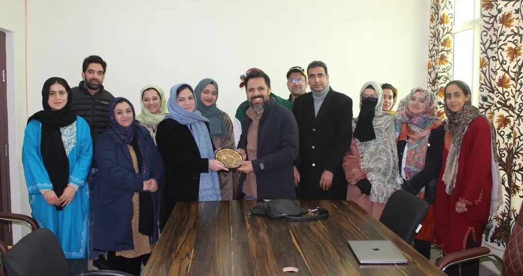 Noted filmmaker Kapil Mattoo interacts with DJMC students, faculty