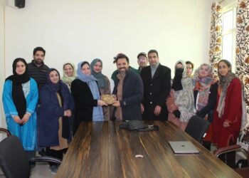 Noted filmmaker Kapil Mattoo interacts with DJMC students, faculty
