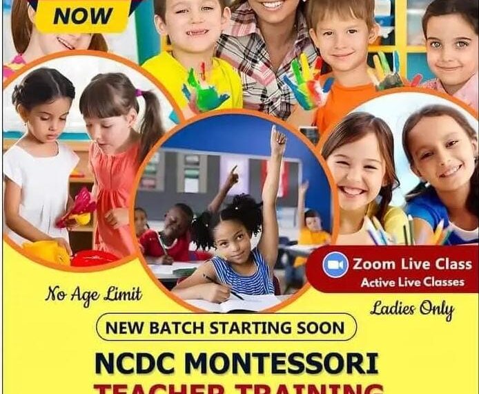 NCDC Announces Enrollment for Montessori Teacher Training Program for Women