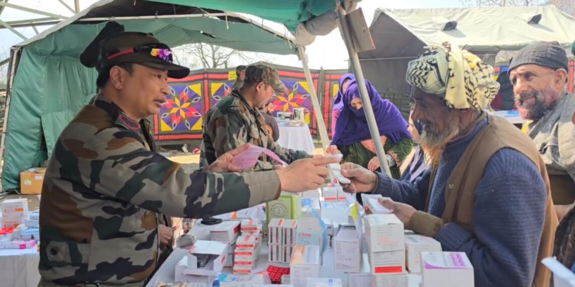 34-Assam Rifles Conducts Medical Camp in Anderwan, Ganderbal