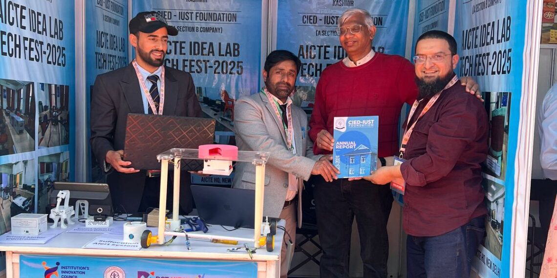 IUST’s AICTE IDEA Lab Draws National Attention at AICTE Tech Fest 2025