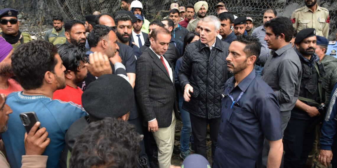 CM Omar Abdullah visits worse-hit areas in Ramban, assures comprehensive relief measures