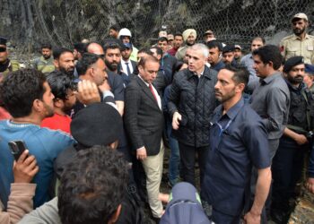 CM Omar Abdullah visits worse-hit areas in Ramban, assures comprehensive relief measures