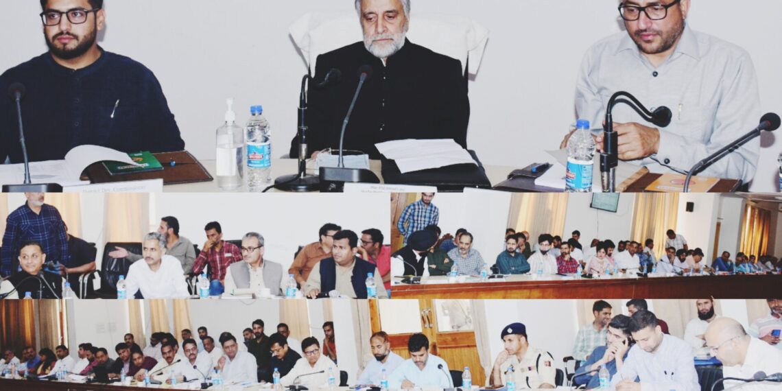 MP Mian Altaf reviews progress of developmental projects in Rajouri