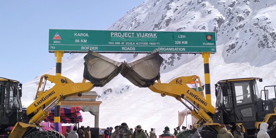 Zojila Pass Reopens in Record 33 Days, Leh-Srinagar Highway Operational