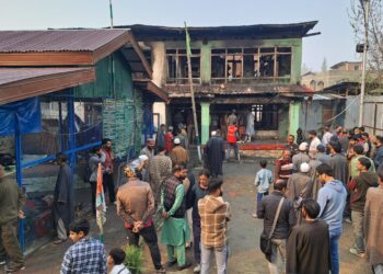 Fire Devastates Shah-i-Hamdan Darul Uloom in Tral; One Dead, Six Injured