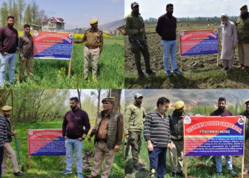Ganderbal Police Attach Property Worth ₹3.47 Crore Under UAPA in Major Crackdown