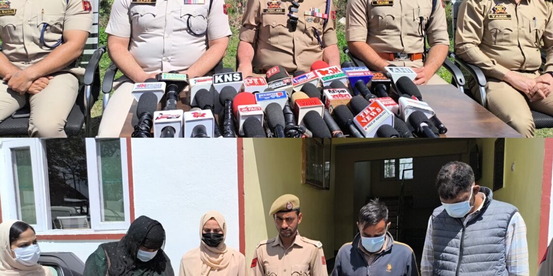 Kupwara Police Recovers Narcotics; Three Individuals, Including a Woman, Apprehended