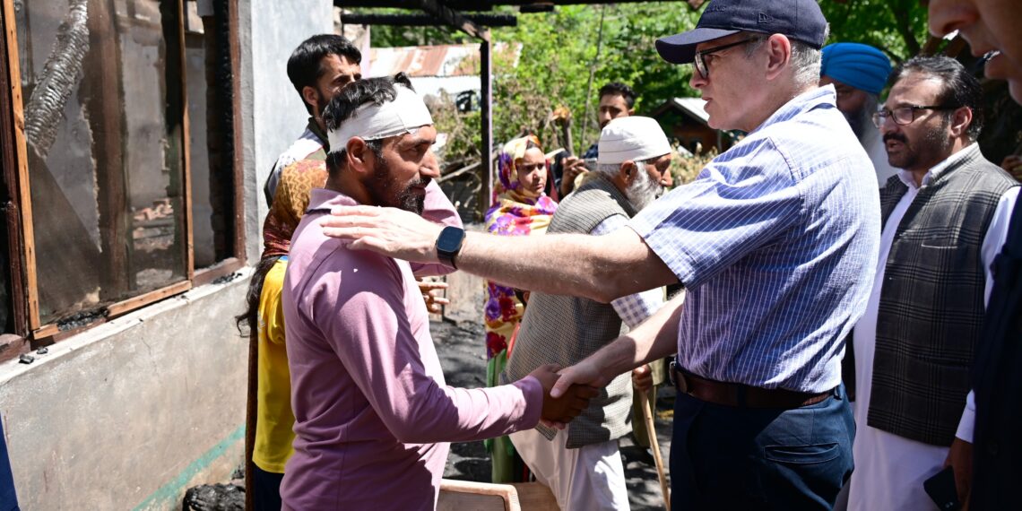 Chief Minister Omar Abdullah visits several areas in Uri