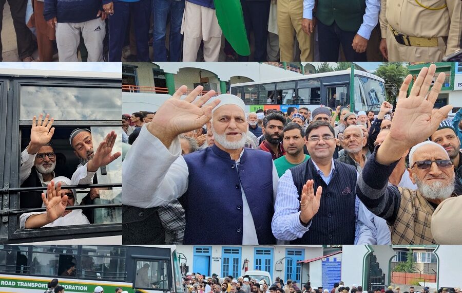 DC Kishtwar flags off 31 Hajj Pilgrims