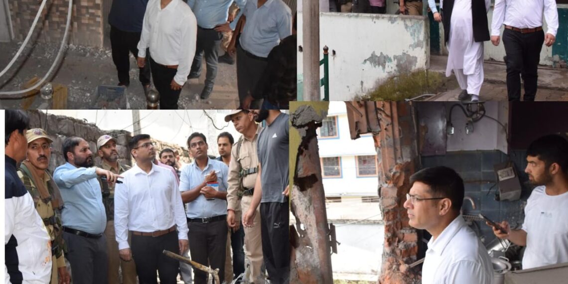 DC Poonch visits areas affected by ceasefire violation, directs damage assessment