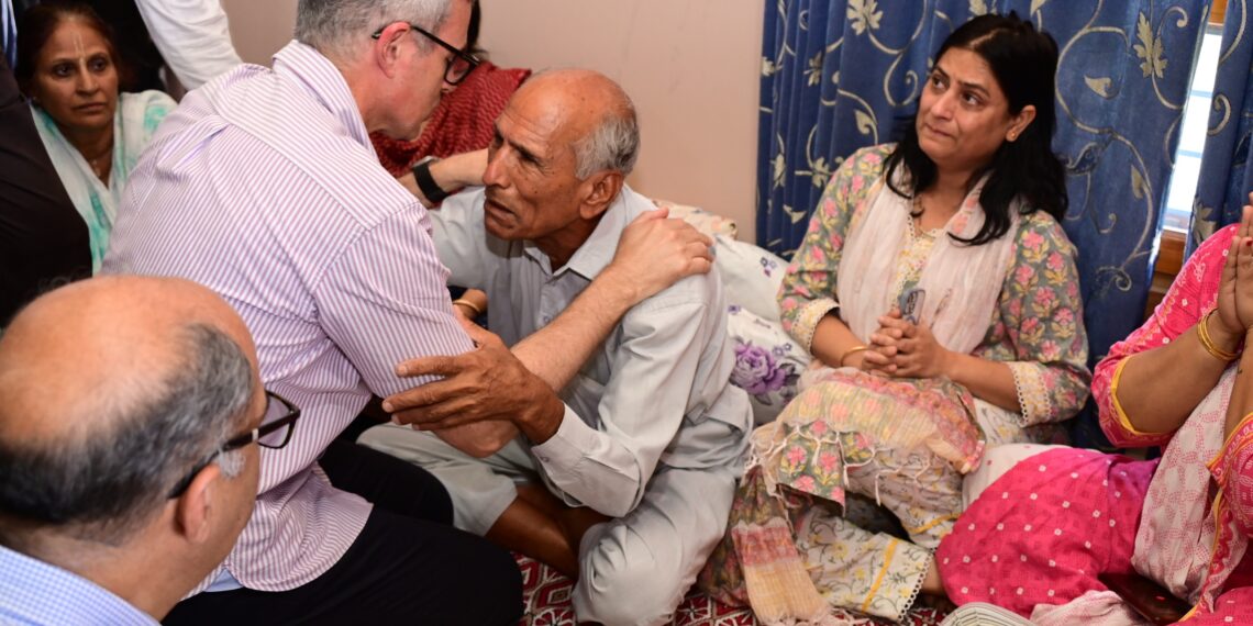 Chief Minister Omar Abdullah visits family of martyred officer Raj Kumar Thapa, visits several areas in Jammu struck by shelling