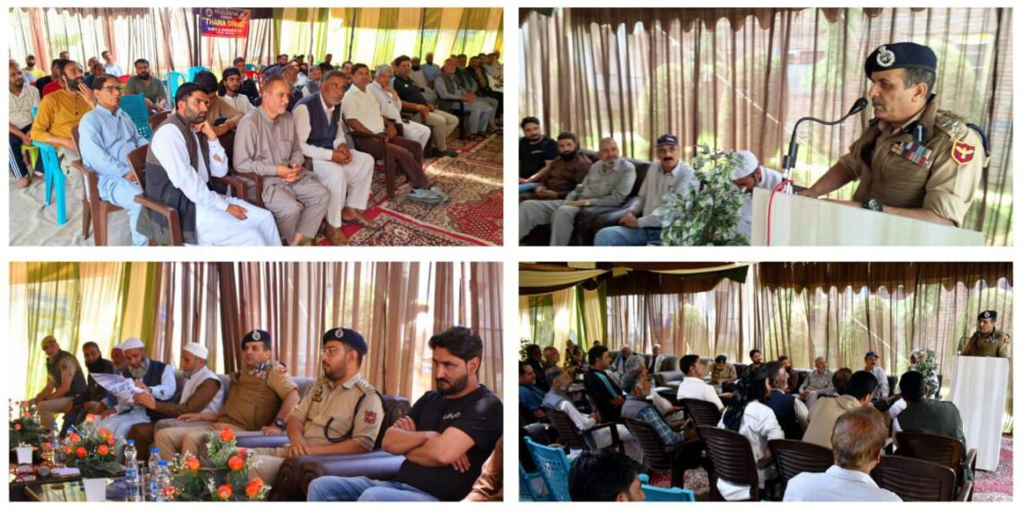 Ganderbal Police Holds “Thana Diwas” at PS Safapora to Strengthen Community Engagement