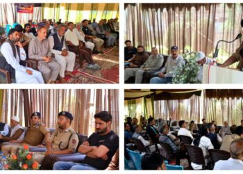 Ganderbal Police Holds “Thana Diwas” at PS Safapora to Strengthen Community Engagement