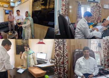 Muzamil Maqbool Takes Over as Executive Engineer of Water Supply Master Plan Division Srinagar