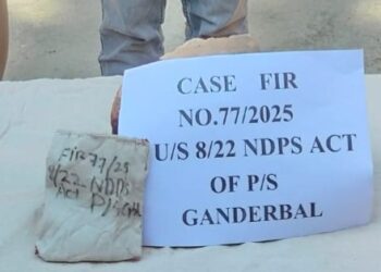 Swift Action by Ganderbal Police Leads to Arrest of Drug Peddler, Heroin Seized