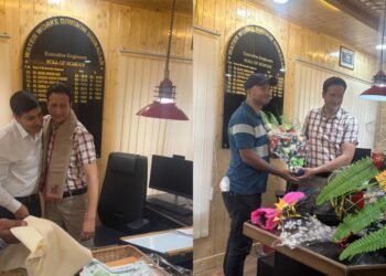 Ajaz Rafiq Assumes Charge as Executive Engineer in Water Works Division Srinagar