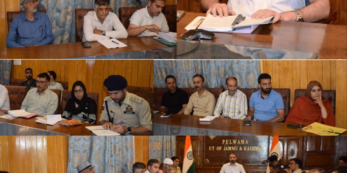 DC Pulwama Chairs District Road Safety Committee Meeting