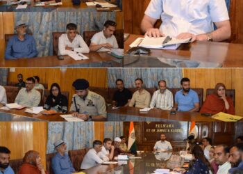 DC Pulwama Chairs District Road Safety Committee Meeting