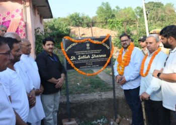 Satish Sharma conducts extensive tour of Chhamb constituency