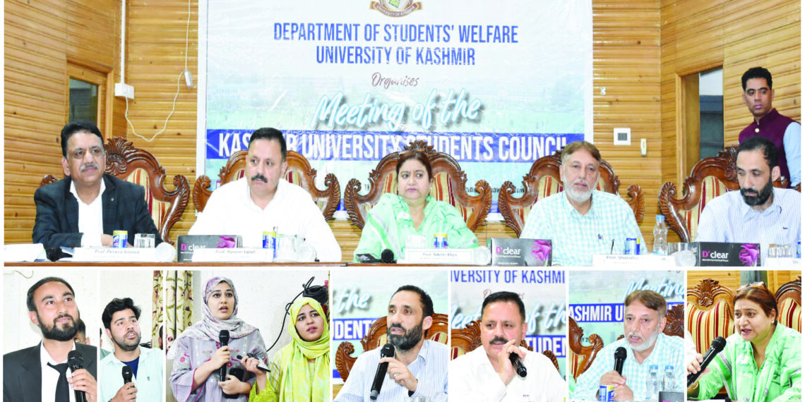 VC KU prioritizes student welfare, chairs student council meet