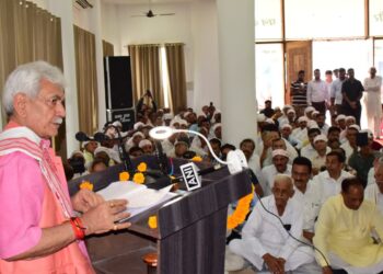 Lieutenant Governor lays foundation stone of an Auditorium and upgradation work for Government Higher Secondary School in Gurha Slathia, Samba