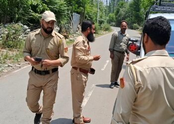 Traffic Enforcement Drive Conducted in Aripal Tral