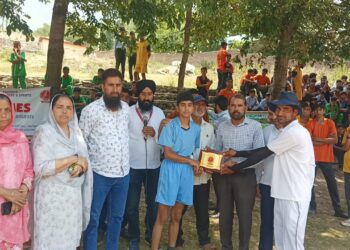 Zonal Level Interschool Kho-Kho Tournament Held at GMS Lurgam