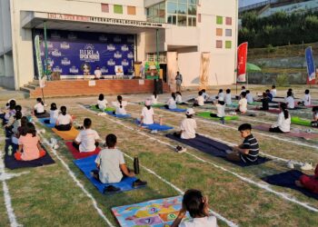 Birla Open Minds International School Pampore Celebrates International Yoga Day