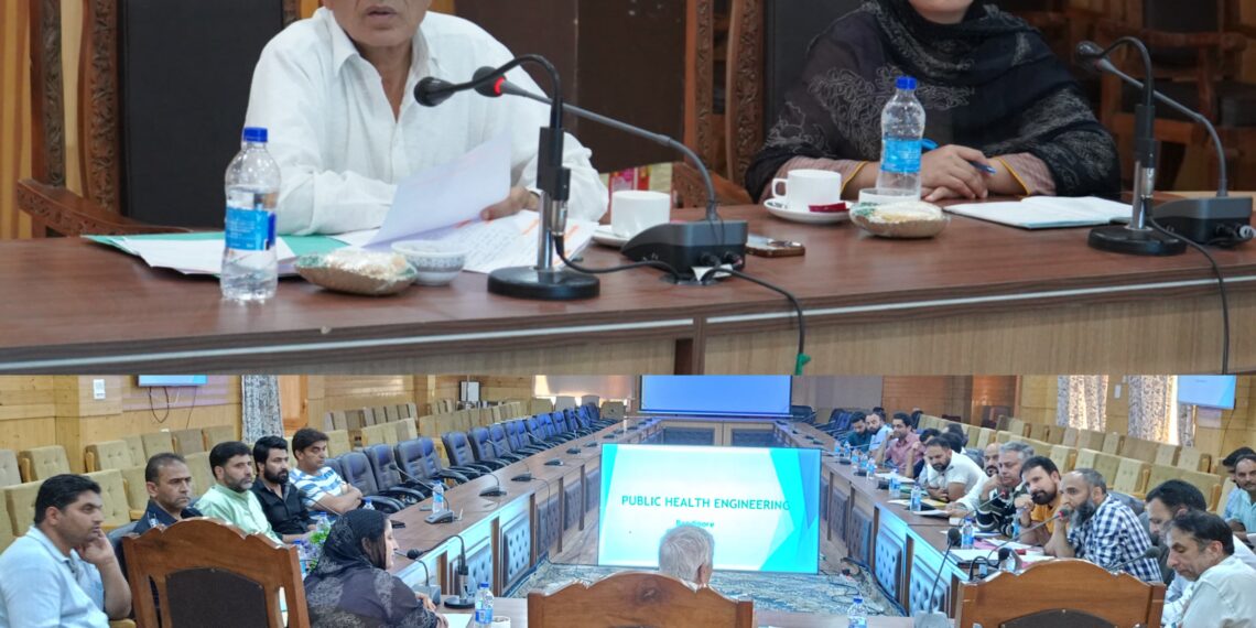 Water Crisis in Focus : MLA Bandipora Reviews PHE and I&FC sectors