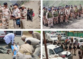 Ganderbal Police Conducts Mock Drill Ahead of Shri Amarnath Ji Yatra (SANJY)-2025