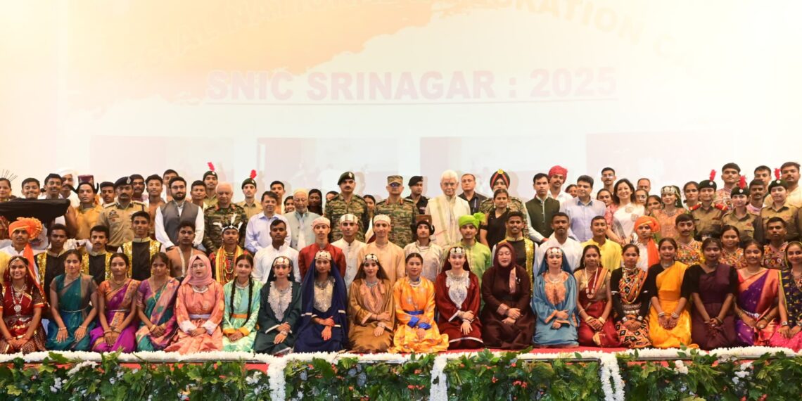 LG Manoj Sinha Addresses NCC Cadets at Special National Integration Camp in Srinagar, Hails Youth as Custodians of National Unity