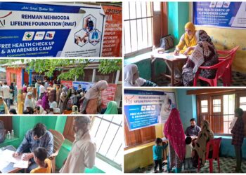 RMLF Organises Medical Camp in Collaboration with GMC Anantnag & Amal Hospital at Kokernag